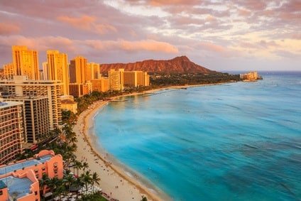 honolulu waikiki hauptstadt oahu