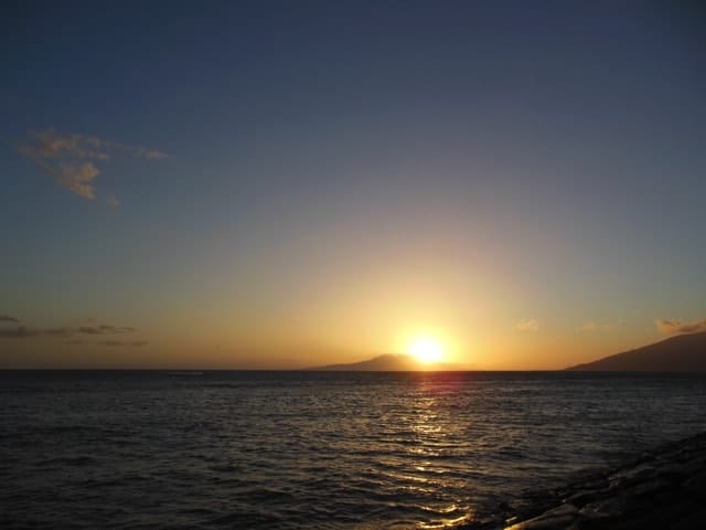Sonnenuntergang Hawaii Oʻahu