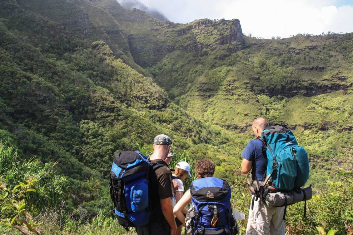 Wandern Kauai Kalalau Trail Big Island