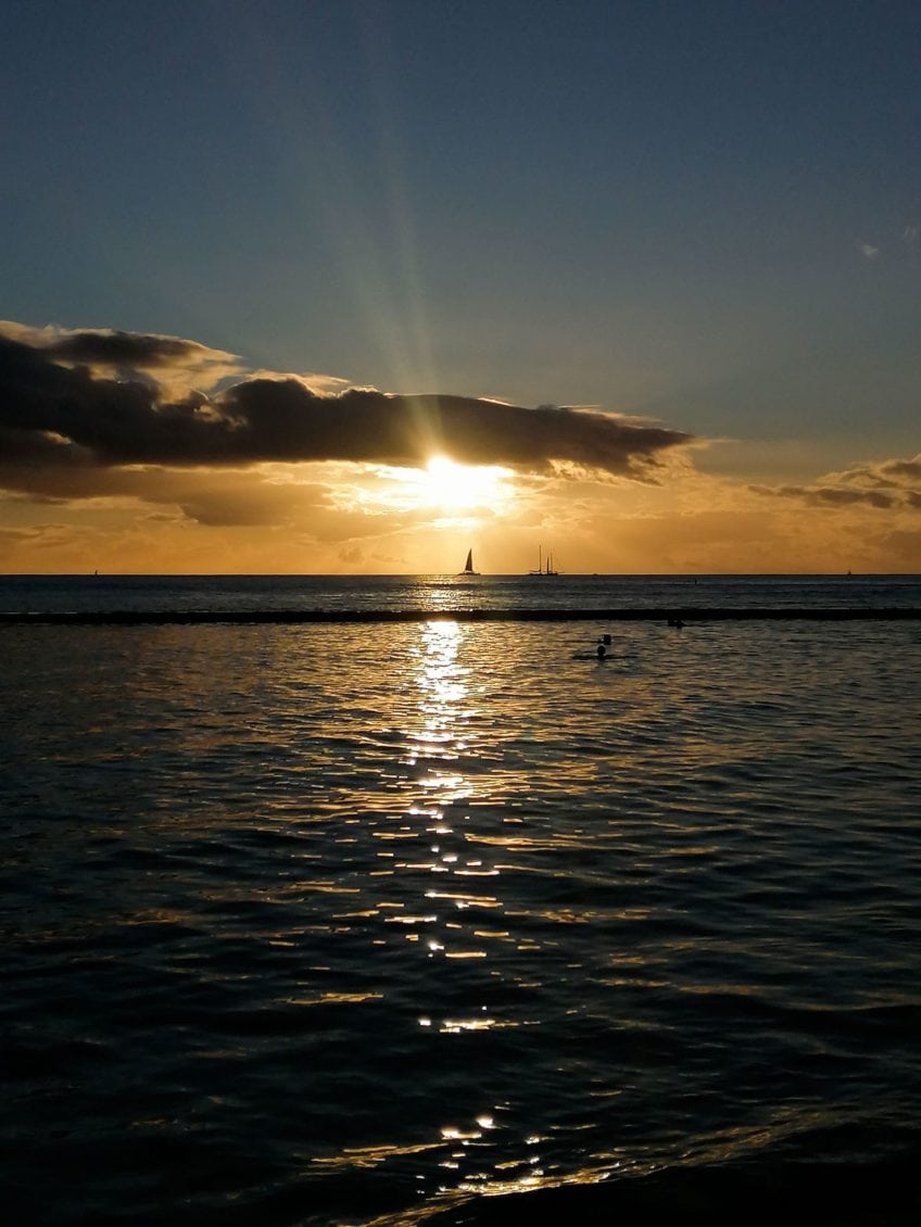 sunset waikiki Oʻahu