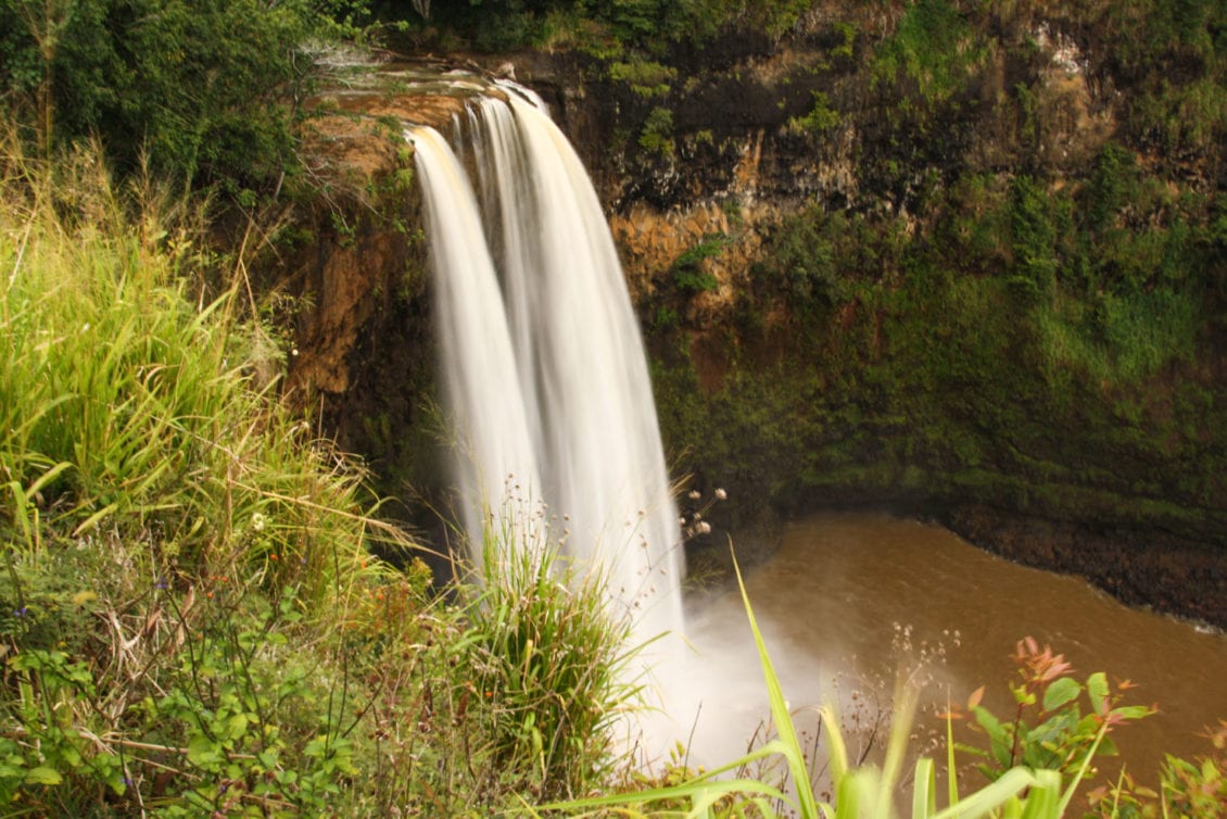 wailua river waterfall Big Island