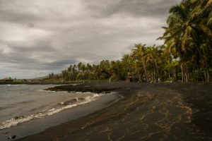 Black Sand Beach hawaii
