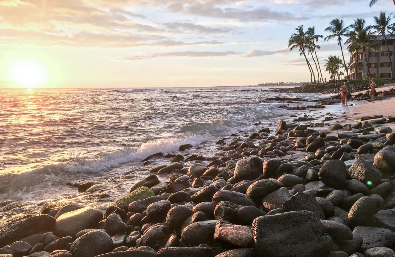 Hawaii-Kona-Sonnenuntergang