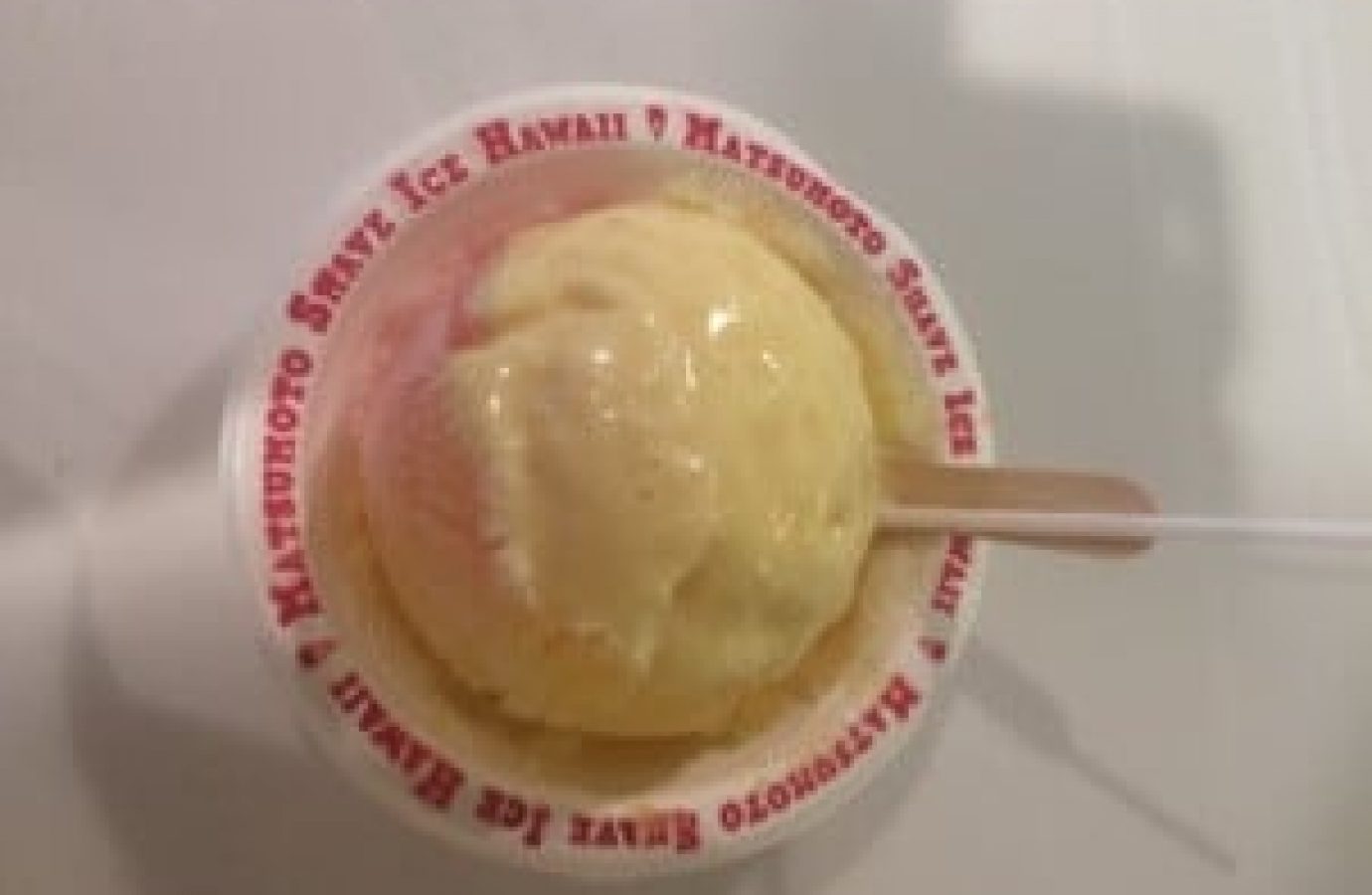 Shave Ice with condensed milk from Matsumoto